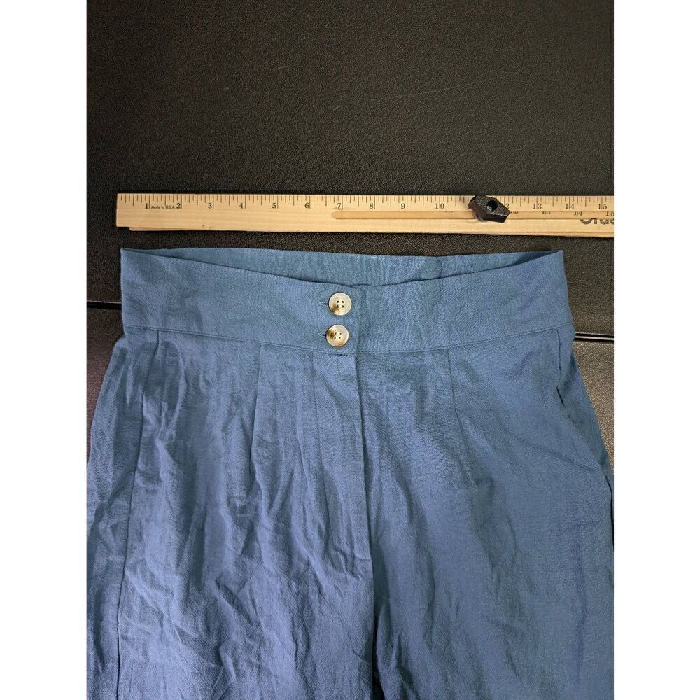 NWT Shein Vacay Blue Baggy Pants Women's - Picture 5 of 6